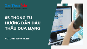 05 thông tư hướng dẫn đấu thầu qua mạng