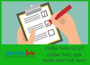 Chấm thầu là gì?