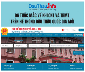 06 thắc mắc về kế hoạch lựa chọn nhà thầu và thông báo mời thầu trên hệ thống đấu thầu quốc gia mới