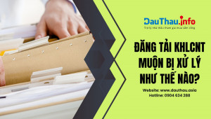 Đăng tải kế hoạch lựa chọn nhà thầu muộn bị xử lý như thế nào?