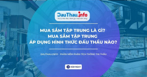 Mua sắm tập trung là gì? Mua sắm tập trung áp dụng hình thức đấu thầu nào?