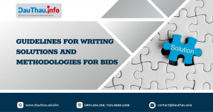 Guidelines for writing solutions and methodologies for bids