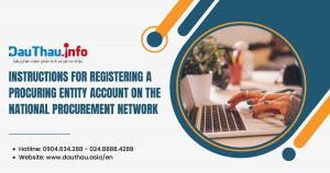 Instructions for registering a procuring entity account on the National Procurement Network