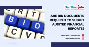 Are bid documents required to submit audited financial reports