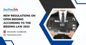 New Regulations on Open Bidding according to the Bidding Law 2023