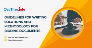 Guidelines for Writing Solutions and Methodology for Bid Documents