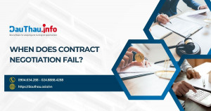 When does contract negotiation fail?