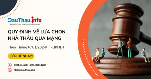 Quy định về lựa chọn nhà thầu qua mạng theo Thông tư 01/2024/TT-BKHĐT