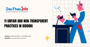 11 Unfair and Non Transparent Practices in Bidding