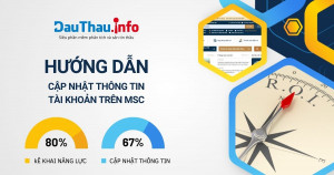 Hướng dẫn cập nhật thông tin nhà thầu trên mua sắm công