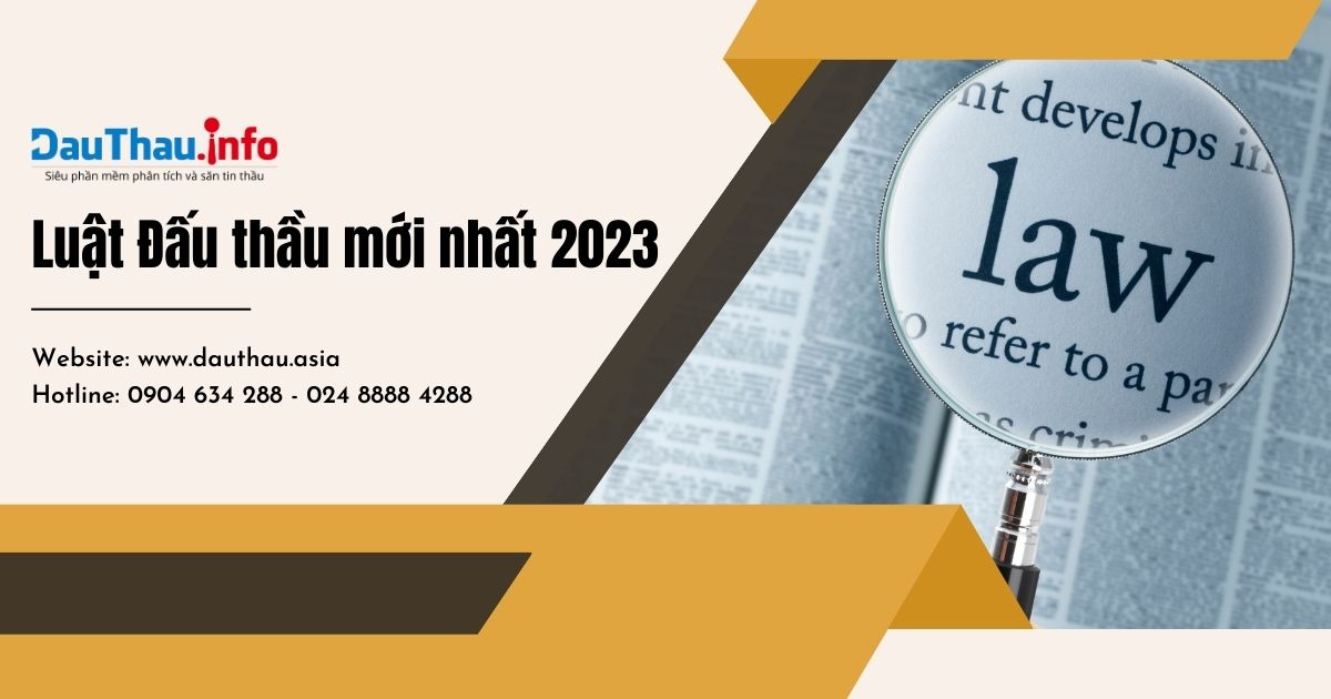 Luật Đấu thầu mới nhất 2023