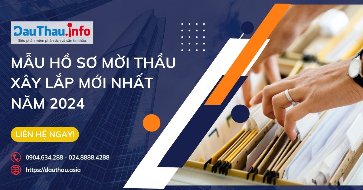 05 Mẫu hồ sơ mời thầu Xây lắp mới nhất năm 2024