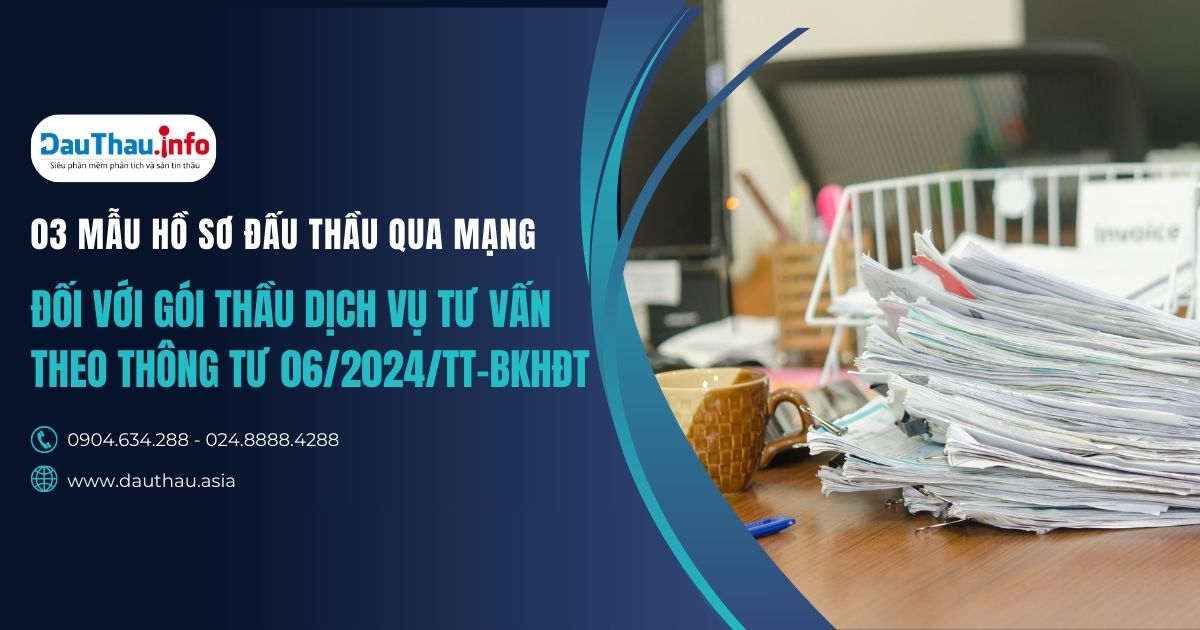 03 mẫu hồ sơ đấu thầu qua mạng đối với gói thầu dịch vụ tư vấn