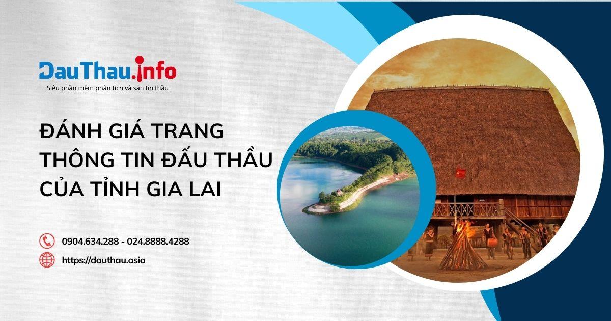 Đánh giá trang thông tin Đấu thầu của tỉnh Gia Lai