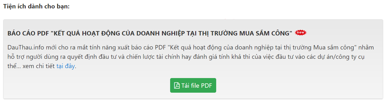 Hình 5 VIP3 Plus hỗ trợ tải file PDF của nhà thầu không giới hạn